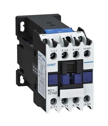 Produktfoto 1 von CHINT NC1 Schütz 24V-Spule, 3-polig, 888V 24V 5.5 kW 1 Schließer Umkehrend 888-Hilfskontakte