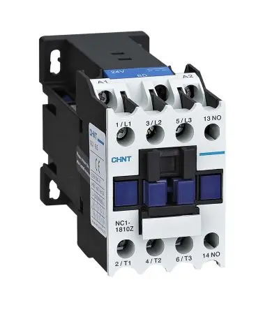 Produktfoto 1 von CHINT NC1 Schütz 24V-Spule, 3-polig, 888V 24V 7.5 kW 1 Schließer Umkehrend 888-Hilfskontakte