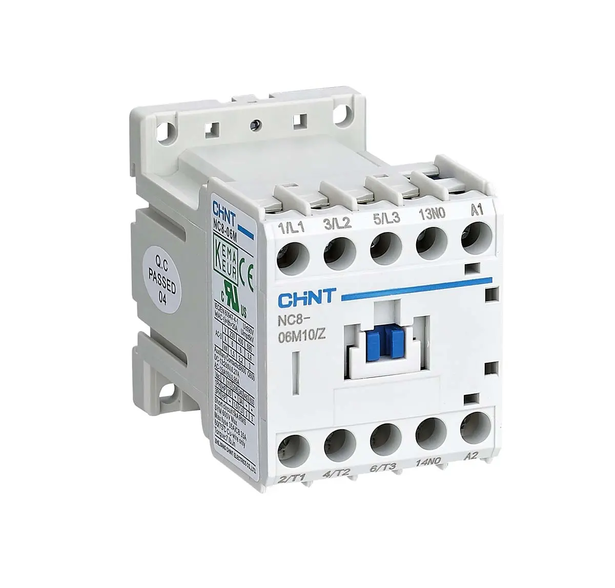 Produktfoto 1 von CHINT NC8 Schütz 24 V-Spule, 3-polig, 888V 24 V 2.2 kW 1 Schließer Umkehrend 888-Hilfskontakte