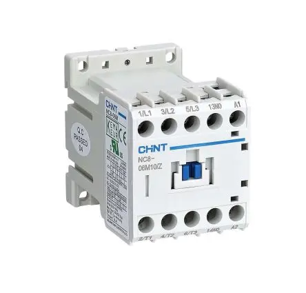 Produktfoto 1 von CHINT NC8 Schütz 24V-Spule, 3-polig, 888V 24V 2.2 kW 1 Schließer Umkehrend 888-Hilfskontakte
