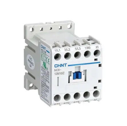 Produktfoto 1 von CHINT NC8 Schütz 24V-Spule, 3-polig, 888V 24V 5.5 kW 1 Schließer Umkehrend 888-Hilfskontakte