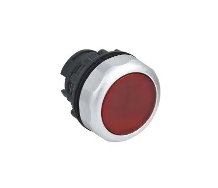 Produktfoto 1 von CHINT NP8 Drucktastenkopf Ø 22 mm, Rot Tastend Glatt Rund, IP65