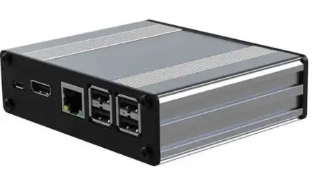 Produktfoto 1 von RS PRO Pi 3 Enclosure Raspberry Pi Gehäuse passend für Raspberry Pi Aluminium Silber
