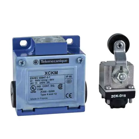 Produktfoto 1 von Telemecanique Sensors XCKM Endschalter, Rollenhebel DPST, IP66, Zink-Zamak-Legierung 240V ac 3A