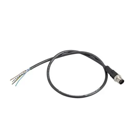 Produktfoto 1 von Telemecanique General Purpose, 4-polig Sensor-Betätigungselementkabel, Gerade Stecker 4 / Nicht abgeschlossen, Länge 5 m