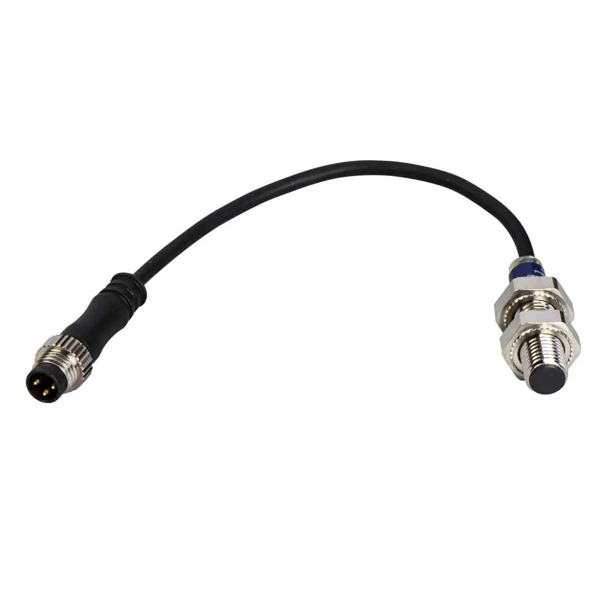 Produktfoto 1 von Telemecanique Sensors OsiSense XS M8 Näherungssensor Induktiv, Gewinderohr 1,5 mm PNP 12 24 V dc / 200 mA NC, IP67