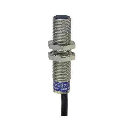 Produktfoto 1 von Telemecanique Sensors XS M12 Induktiver Näherungssensor, Gewinderohr 2-adrig / 200mA, 5 mA 4 mm, IP68, IP69K 264 V ac