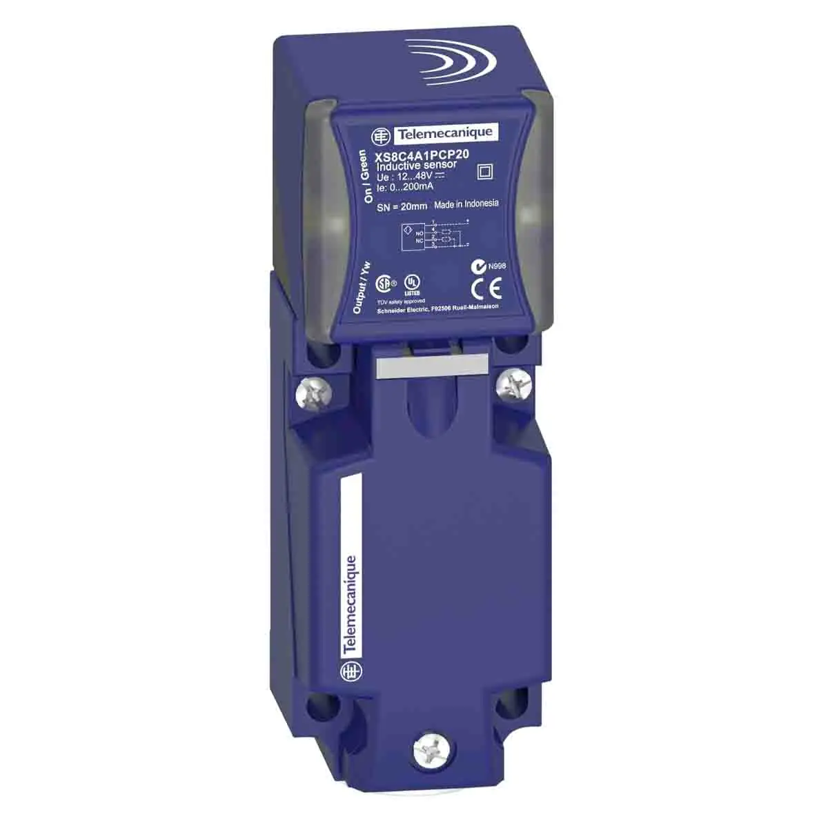 Produktfoto 1 von Telemecanique Sensors OsiSense XS Näherungssensor Induktiv, Kubisch 25 mm 0-10 V 15 → 36 V dc / 4 mA, IP65,