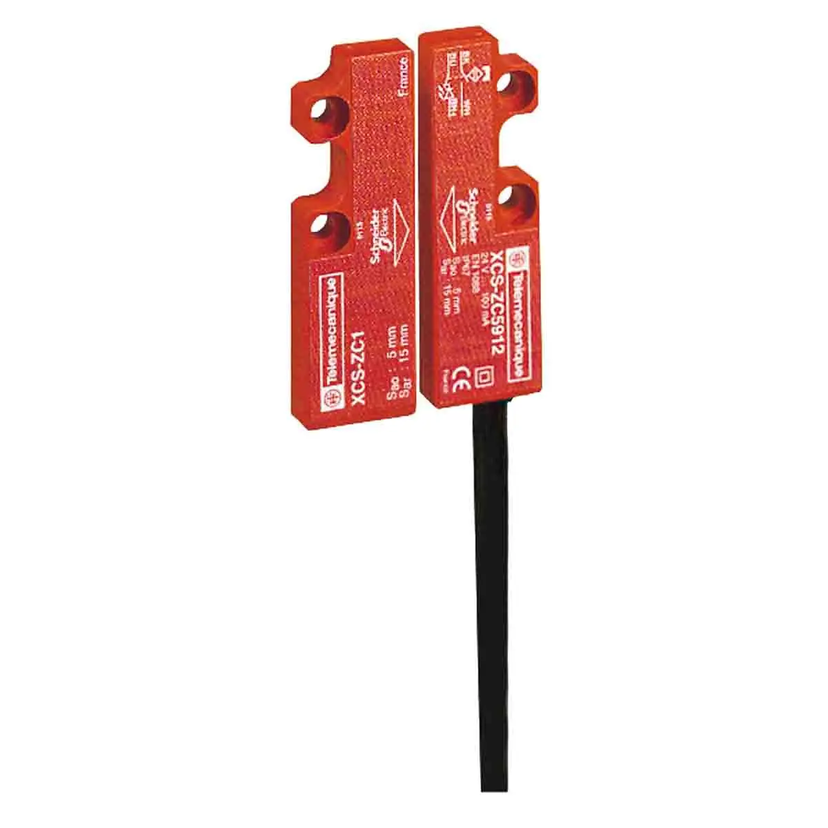 Produktfoto 1 von Telemecanique  Preventa XCSDMC 10m Kabel Berührungsloser Sicherheitsschalter aus Thermoplast 24 V dc, 100V dc,
