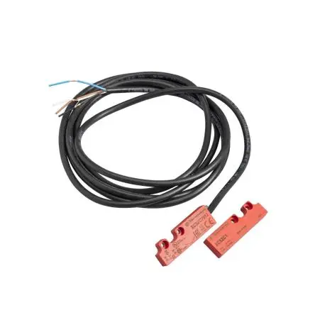 Produktfoto 1 von Telemecanique Sensors XCS-DMC Magnetisch 5-m-Kabel Berührungsloser Sicherheitsschalter 100V dc aus Thermoplast, Öffner,