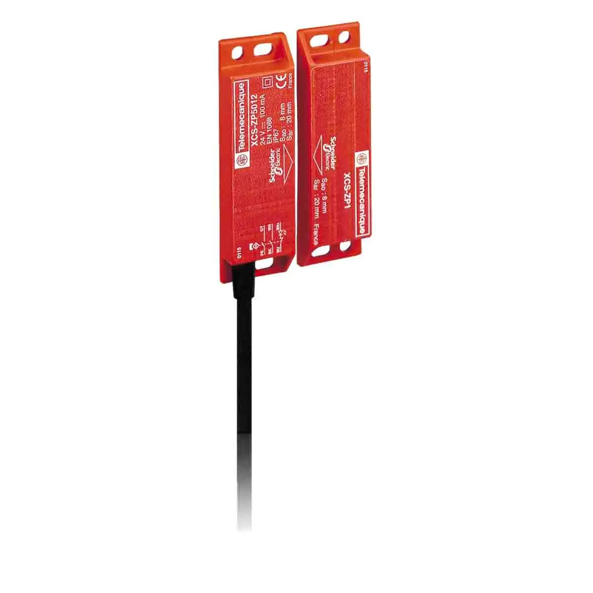 Produktfoto 1 von Telemecanique  Preventa XCSDMP 10m Kabel Berührungsloser Sicherheitsschalter aus Thermoplast 24 V dc, 100V dc,