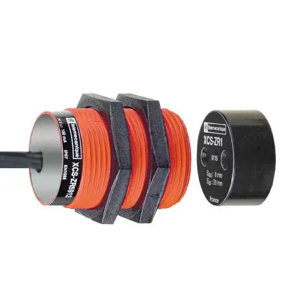Produktfoto 1 von Telemecanique Sensors XCS-DMR Magnetisch 10m Kabel Berührungsloser Sicherheitsschalter 100V dc aus Thermoplast,