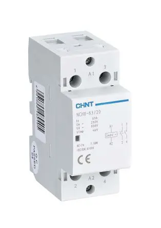 Produktfoto 1 von CHINT Schütz 230V ac-Spule, 3-polig, 888V 230V ac 2 Schließer Umkehrend 888-Hilfskontakte