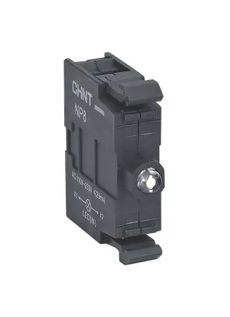 Produktfoto 1 von CHINT NP8 Kontaktblock LED Weiß beleuchtet 230V