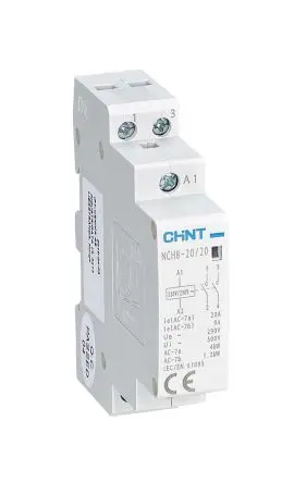Produktfoto 1 von CHINT Schütz 230V ac-Spule, 3-polig, 888V 230V ac 2 Schließer Umkehrend 888-Hilfskontakte