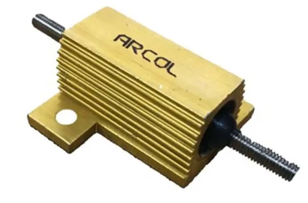 Produktfoto 1 von Arcol HS50 Wickel Lastwiderstand 5Ω ±1% / 50W, Alu Gehäuse Klemme