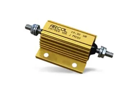 Arcol HS100 Gewickelt Widerstand zur Chassismontage 4 Ω ±1 % / 100 W, Aluminium → 200 °C