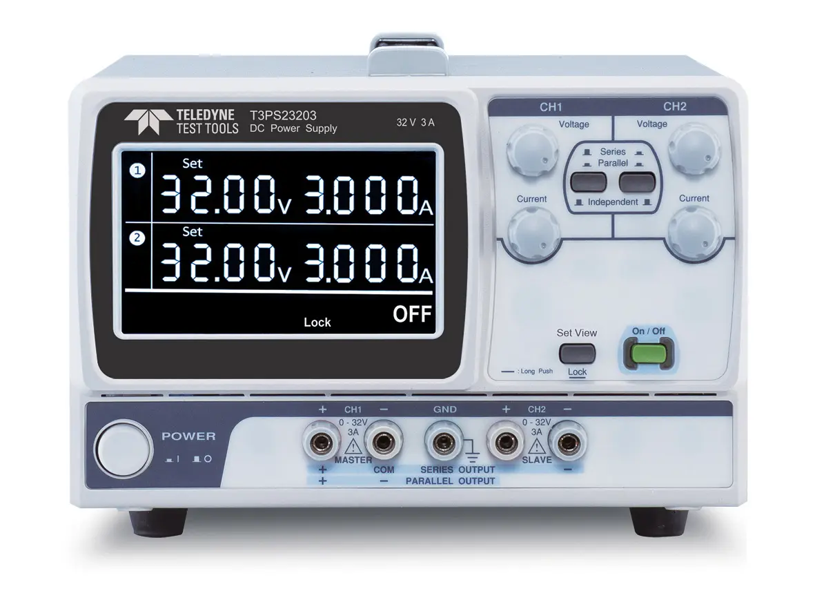 Produktfoto 1 von Teledyne LeCroy T3PS23203 2-Kanal Linear Labornetzgerät 192W, 0 → 32V / 0 → 3A