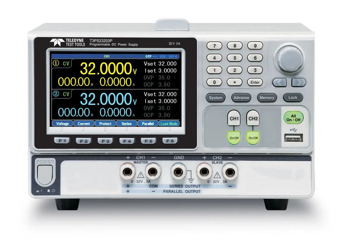 Produktfoto 1 von Teledyne LeCroy 2 Programmierbares Linearnetzteil 32 V Labornetzgerät 3 A 50 W