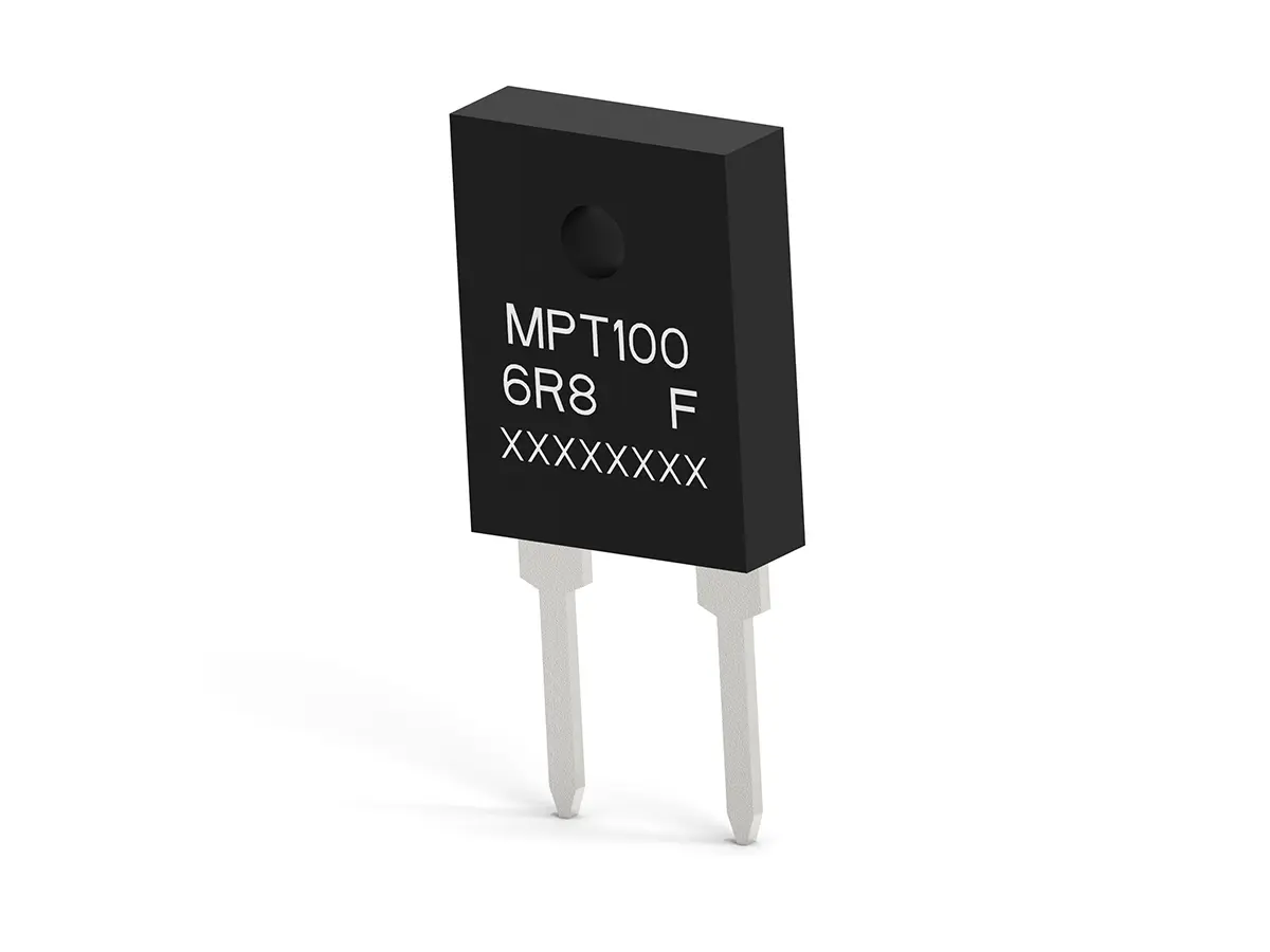 Produktfoto 1 von TE Connectivity MPT Metallschicht-Lastwiderstand Durchsteck Festwiderstand, Radial 470 Ω 1 % / 100 W