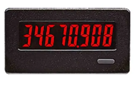 Produktfoto 1 von Red Lion CUB4L8 Zähler Aufwärts Zähler LCD Automatisch 8-stellig 28V dc, Sekunde