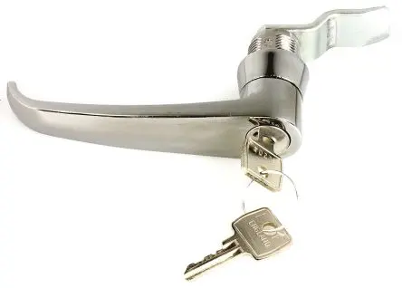 Euro-Locks a Lowe & Fletcher group Company Silber Sperrgriff, L-Griff, Oberfläche Verchromt