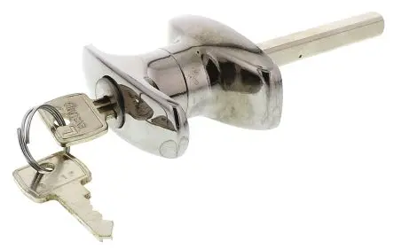 Euro-Locks a Lowe & Fletcher group Company Silber Sperrgriff, T-Griff, Oberfläche Chrom, 60 mm