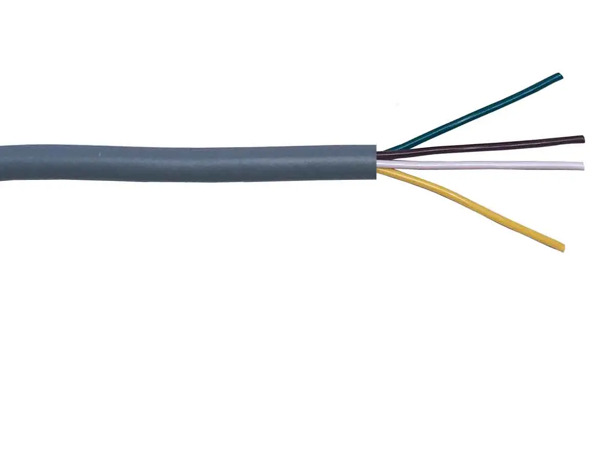 Produktfoto 1 von RS PRO Datenkabel 0,25 mm² Ø 5.1mm PVC isoliert Grau