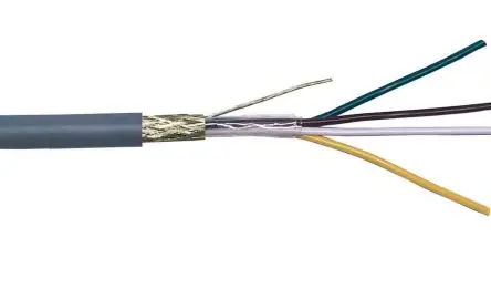 Produktfoto 1 von RS PRO Datenkabel 0.14 mm² 100 m Ø 4.5 mm Polyvinylchlorid isoliert Grau