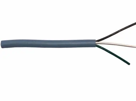 Produktfoto 1 von RS PRO Datenkabel 0.25 mm² 100 m Ø 4.7 mm Polyvinylchlorid isoliert Grau