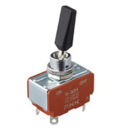 Produktfoto 1 von NKK Switches Panel Kippschalter DPST, Ein-Aus, 250 V ac, 20A, IP40, Lötöse