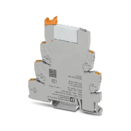 Produktfoto 1 von Phoenix Contact PLC-RPT24UC/21AU/RW Interface Relais 12V dc, 1PDT DIN-Hutschiene