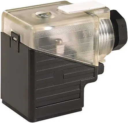 Murrelektronik Limited DIN 43650 Ventilsteckverbinder DIN 43650 A 2+E Stecker / 230V Kontrollleuchte, M16 x 1.5 Kabel,