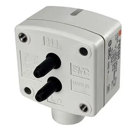 Produktfoto 1 von SMC PSE Differenzial Druckschalter, 24V dc, -0.2 kPa → 2 kPa