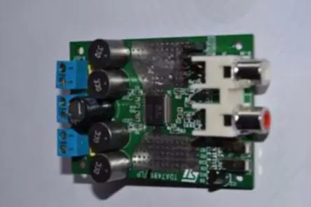 Produktfoto 1 von STMicroelectronics Entwicklungskit analog für TDA7491HV Zweifach-BTL-Audioverstärker der Klasse D mit hoher Leistung,