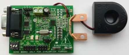 Produktfoto 1 von STMicroelectronics STPM33 Energiemessungs-Evaluierungsboard Entwicklungstool Sensor für Netzleitungssystem