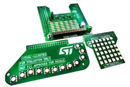 Produktfoto 1 von STMicroelectronics LED-Treiber LED-Treiberevaluierungskit Evaluierungskit zum Einsatz mit LED-Treiber, STEVAL, LED1202