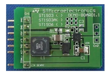 Produktfoto 1 von STMicroelectronics ST1S03 Entwicklungsbausatz Spannungsregler, Demoboard Energieverwaltung, für Versorgung des