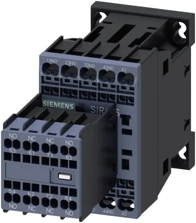 Produktfoto 1 von Siemens 3RH2 Hilfsschütz 110V ac-Spule, 3-polig, 690V ac / 10 A 110V ac 3 Schließer Sicherheit 8-Hilfskontakte