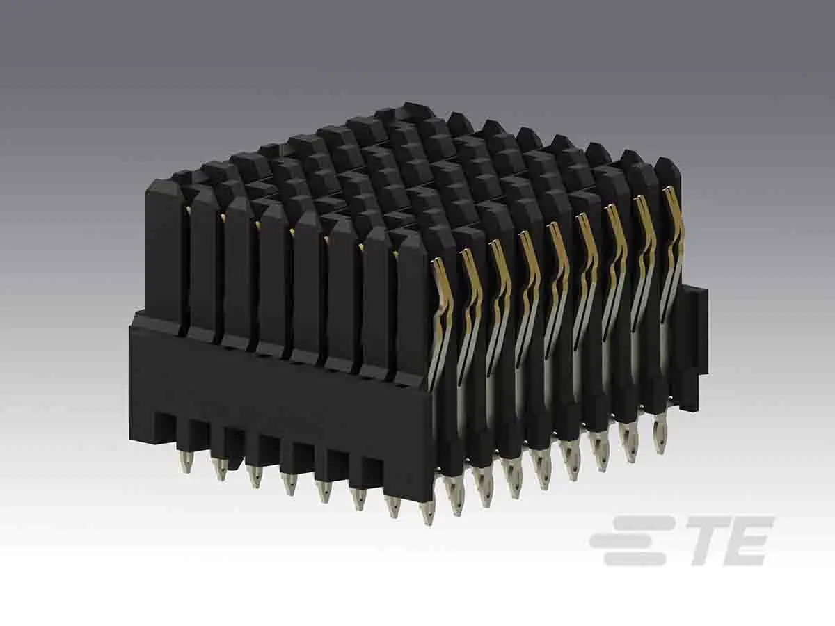 Produktfoto 1 von TE Connectivity 2102735, 1.8 mm Backplane-Steckverbinder High-Speed, 72-polig Buchse, 9-reihig, Vertikal, Platine 8
