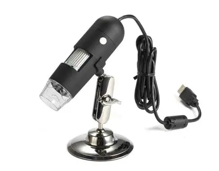 Produktfoto 1 von RS PRO USB Digital Mikroskop, Vergrößerung 20 to 200 X 30 fps Beleuchtet, LED