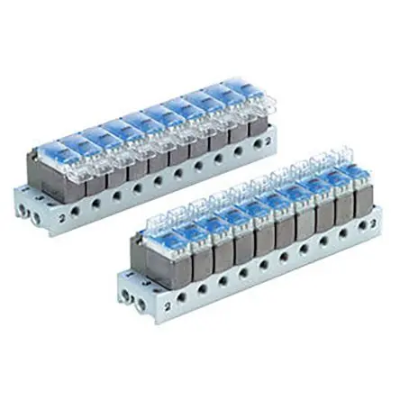Produktfoto 1 von SMC Serie V100 Zinkdruckguss Verteiler 6-Stationen Anschluss Metrisch
