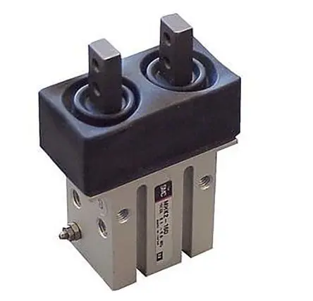 Produktfoto 1 von SMC MHK2 Pneumatikgreifer, Doppeltwirkend-Ausführung, 2 Greifarme, Parallel, 0.6 Mpa max. M3 x 0.5