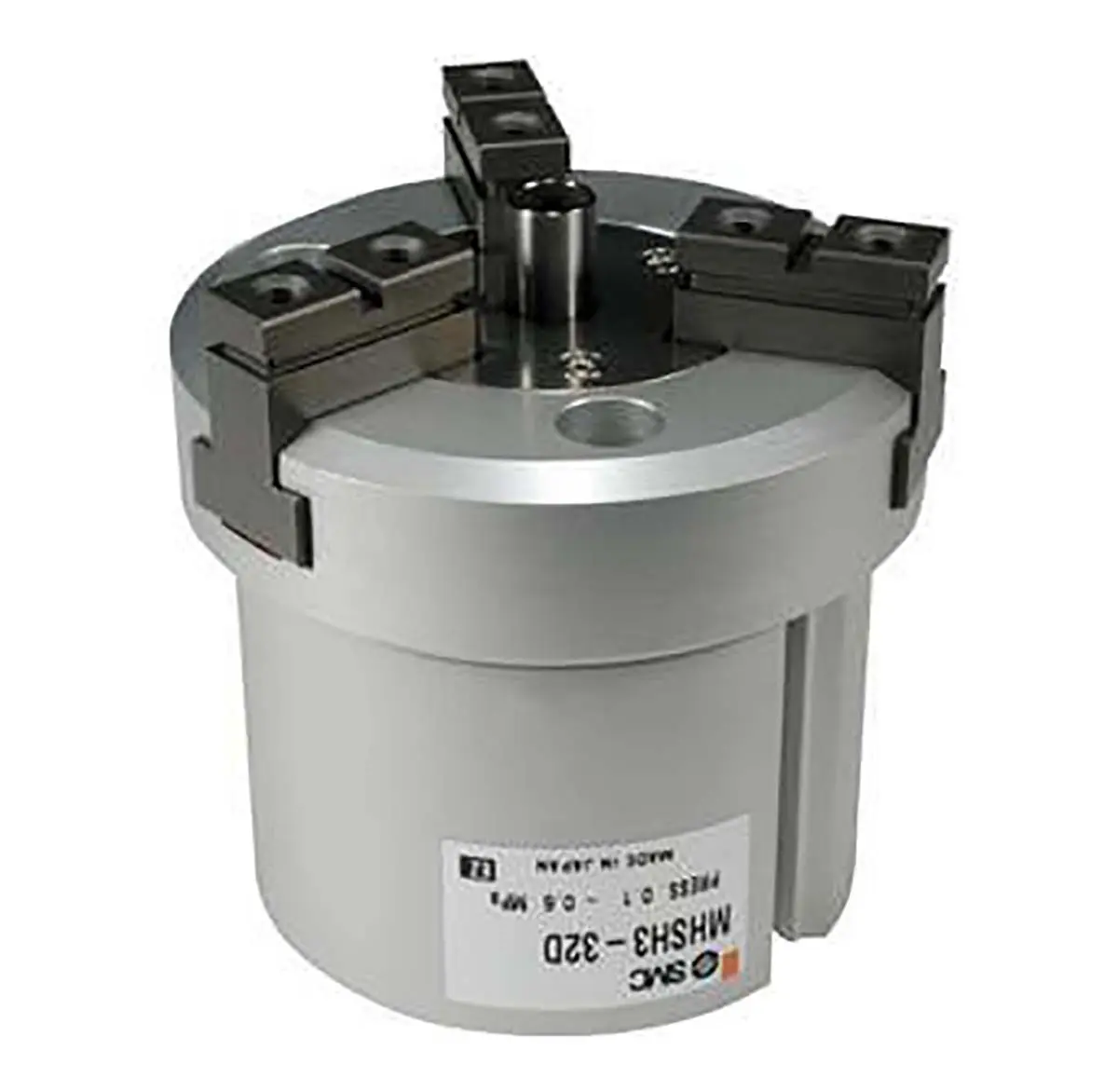 Produktfoto 1 von SMC MHSH3 Pneumatikgreifer, Doppeltwirkend-Ausführung, 3 Greifarme, Parallel, 0.6 Mpa max. M5