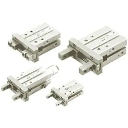 Produktfoto 1 von SMC MHZ Pneumatikgreifer, Doppeltwirkend-Ausführung, 2 Greifarme, Parallel, 0.7 Mpa max. M5 x 0.8