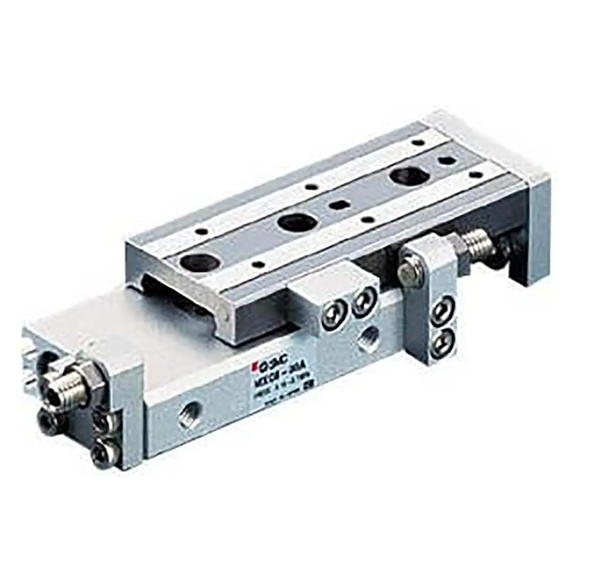 Produktfoto 1 von SMC MXQ M5 Pneumatik-Führungszylinder doppeltwirkend, Bohrung Ø 16mm / Hub 125mm bis 0,7 MPa