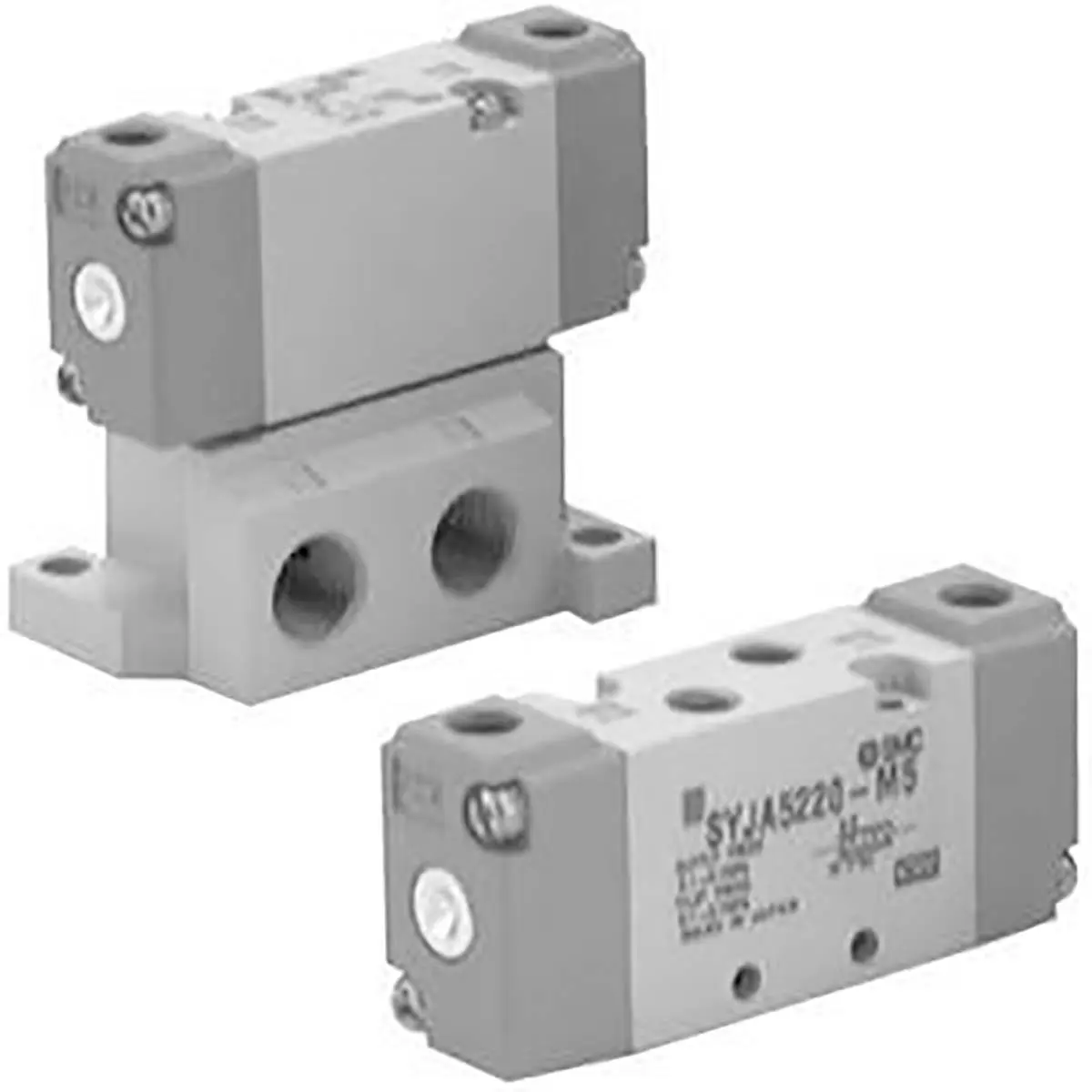 Produktfoto 1 von SMC SYJA500 Vorgesteuertes Magnetventil 3/5 Gehäuseanschluss M5 x 0,8