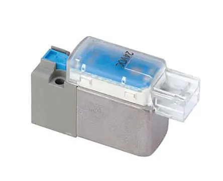 Produktfoto 1 von SMC 3/1 V100 Vorgesteuertes Magnetventil Metrisch, Elektromagnet-betätigt 24V