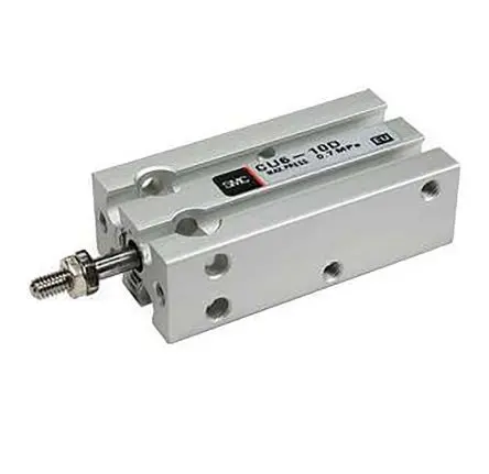 Produktfoto 1 von SMC 100 mm CDU Pneumatikzylinder Doppeltwirkend