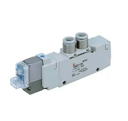 Produktfoto 1 von SMC 5/2 VQZ3000 Pneumatik-Magnetspule / pilotgesteuertes Steuerventil, Elektromagnet-betätigt 24V